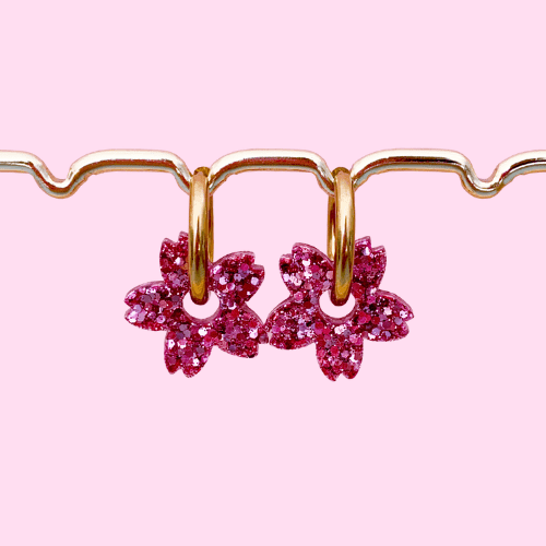 Boucles d’Oreilles interchangeables Fleurs de Tiaré