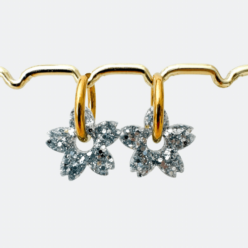 Boucles d’Oreilles interchangeables Fleurs de Tiaré