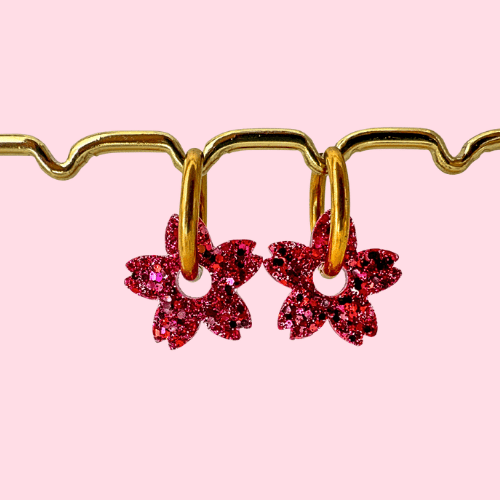 Boucles d’Oreilles interchangeables Fleurs de Tiaré