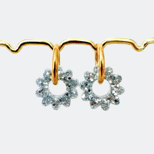 Charms Boucles d'Oreilles - Marguerites - 10 couleurs