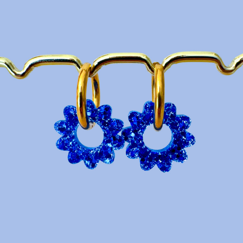 Charms Boucles d'Oreilles - Marguerites - 10 couleurs