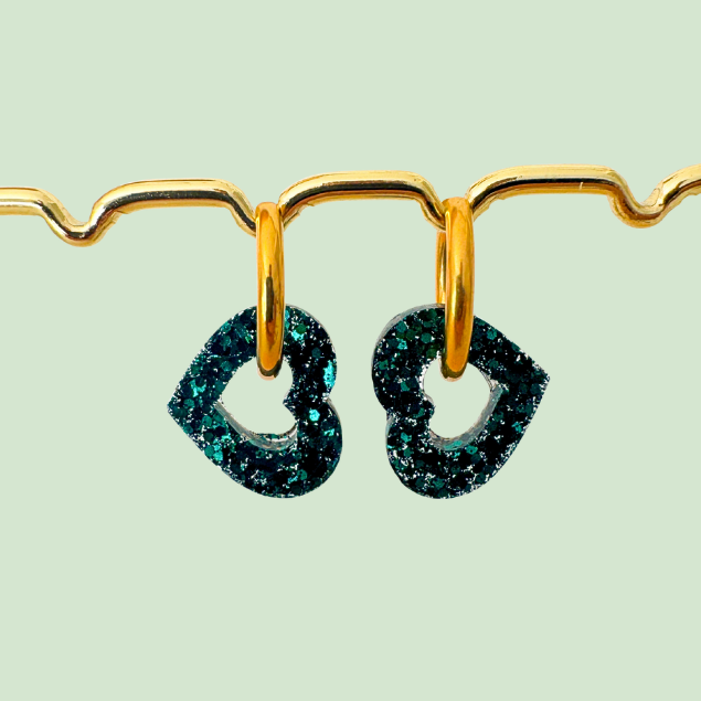 Boucles d'Oreilles Coeurs 💛