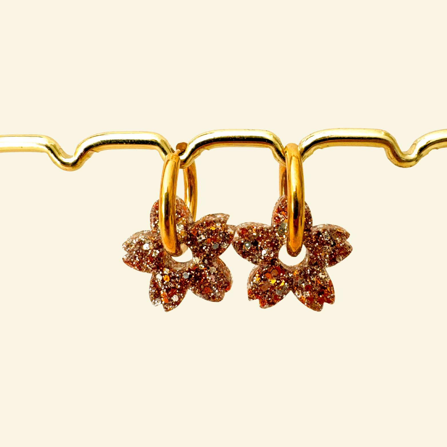 Boucles d’Oreilles interchangeables Fleurs de Tiaré
