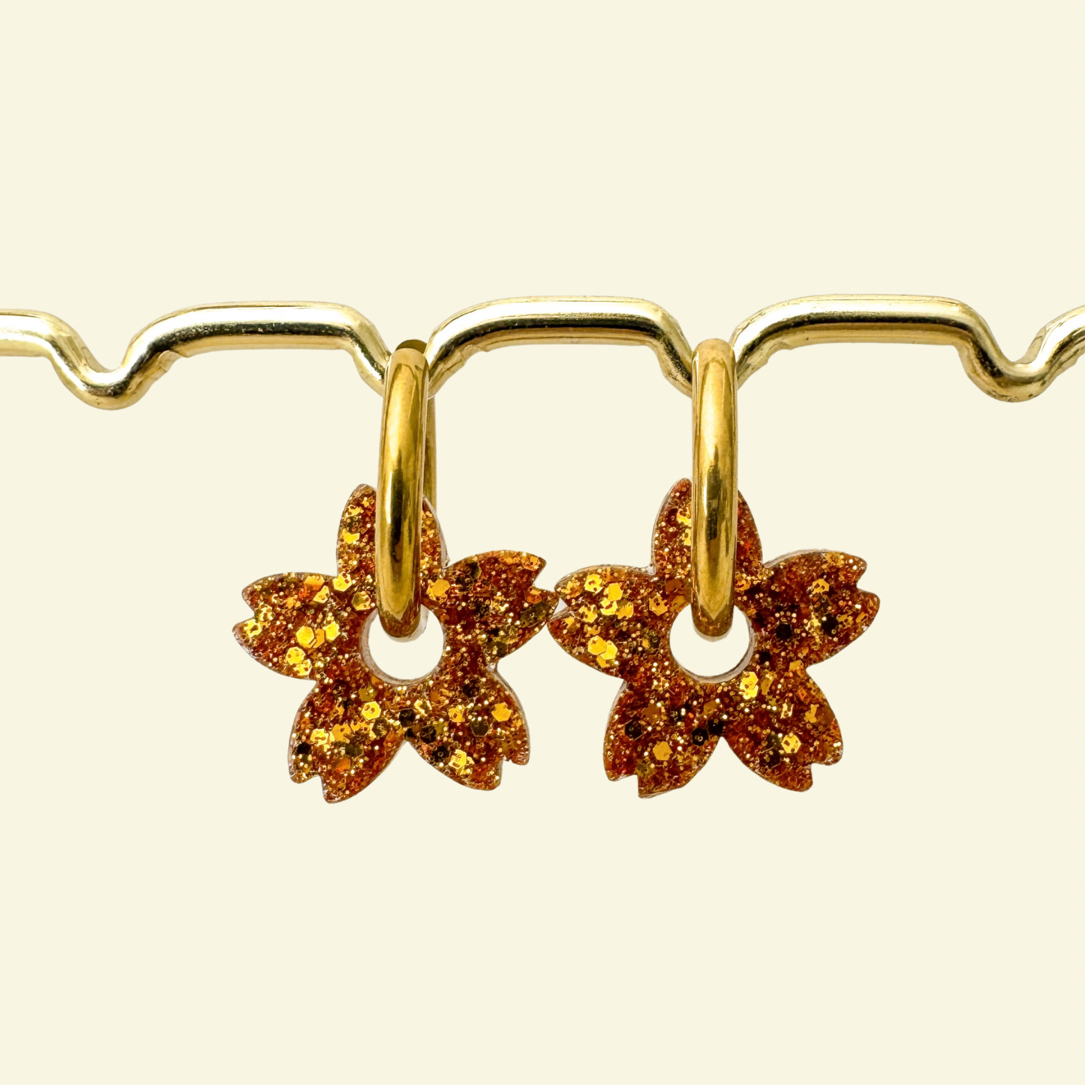 Boucles d’Oreilles interchangeables Fleurs de Tiaré
