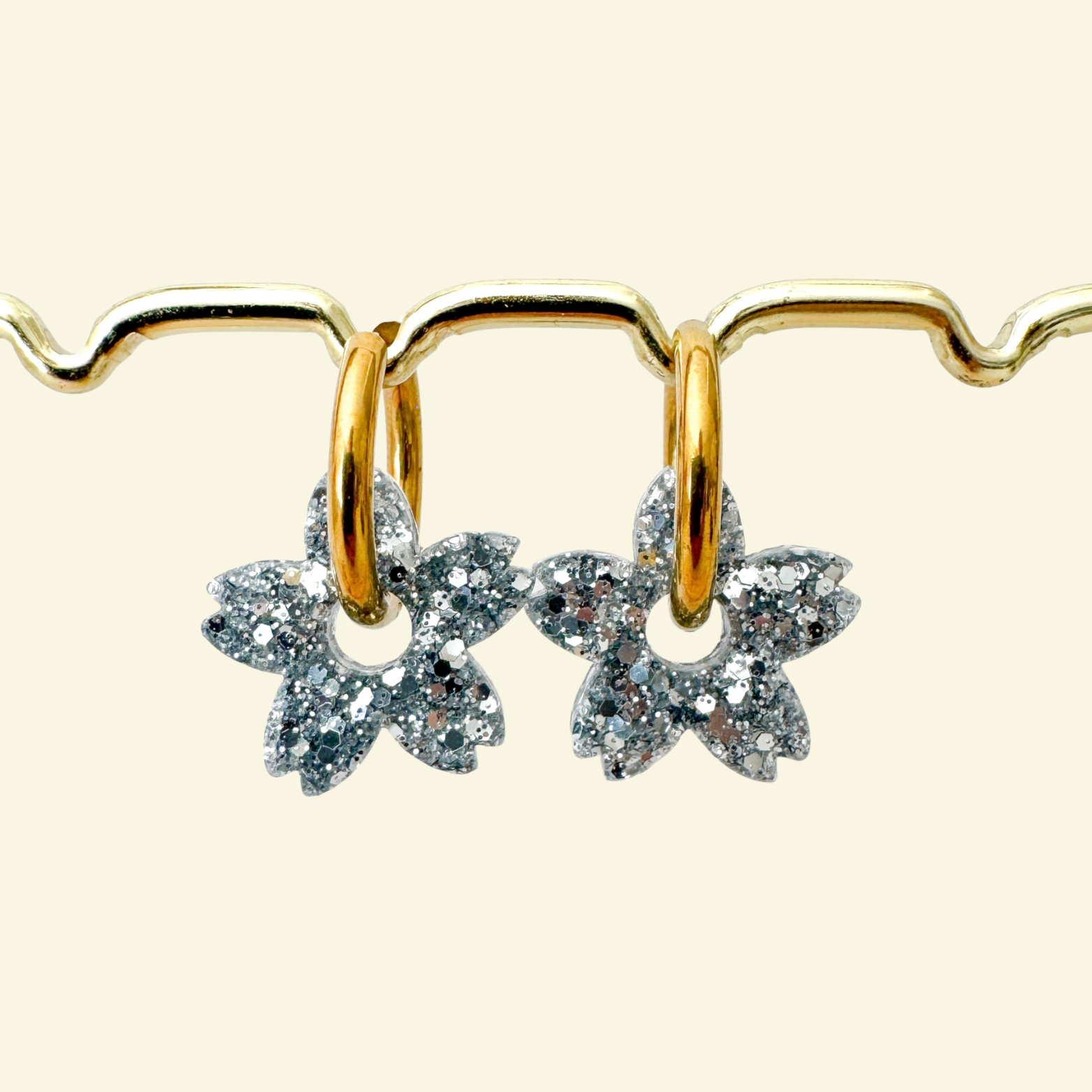 Boucles d’Oreilles interchangeables Fleurs de Tiaré