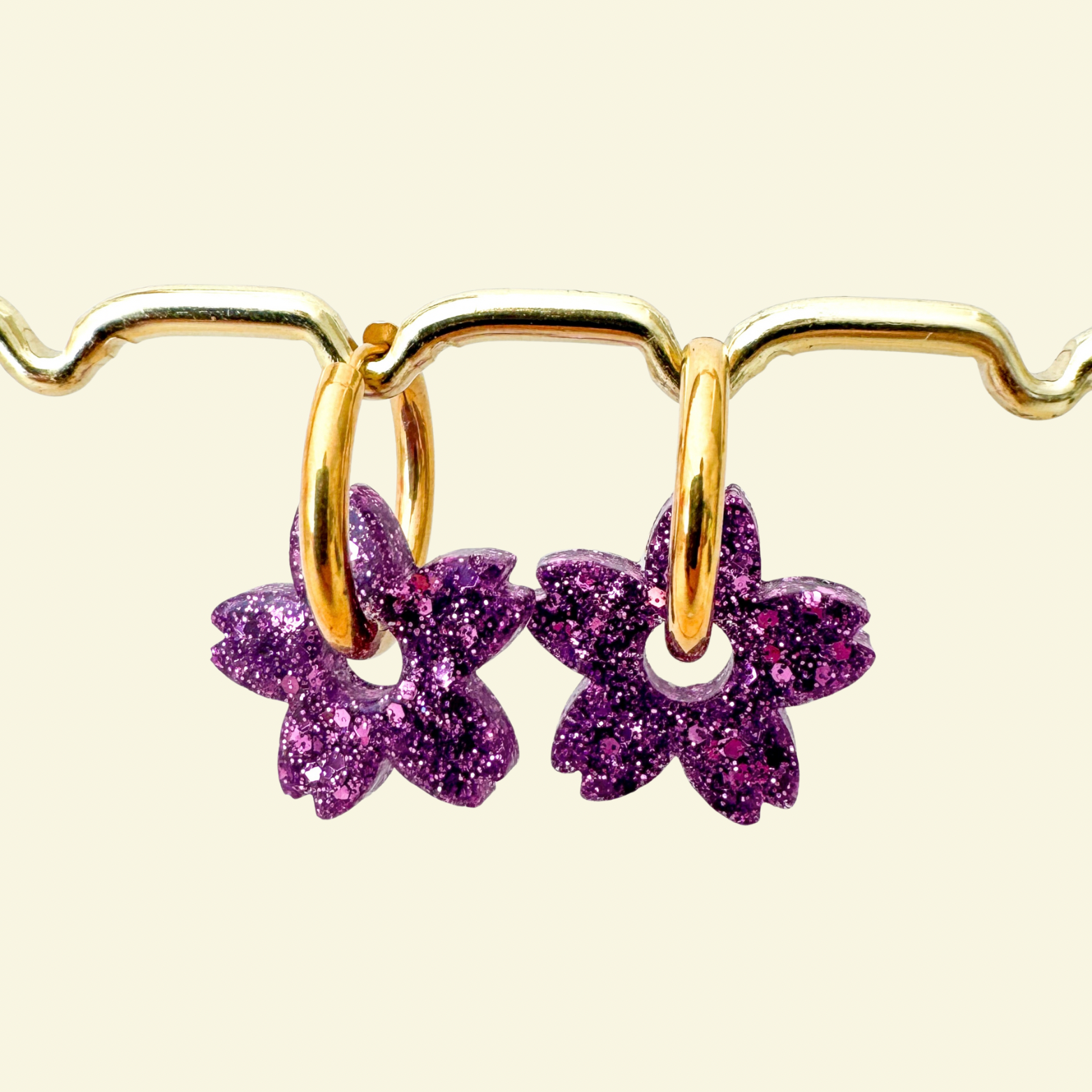 Boucles d’Oreilles interchangeables Fleurs de Tiaré
