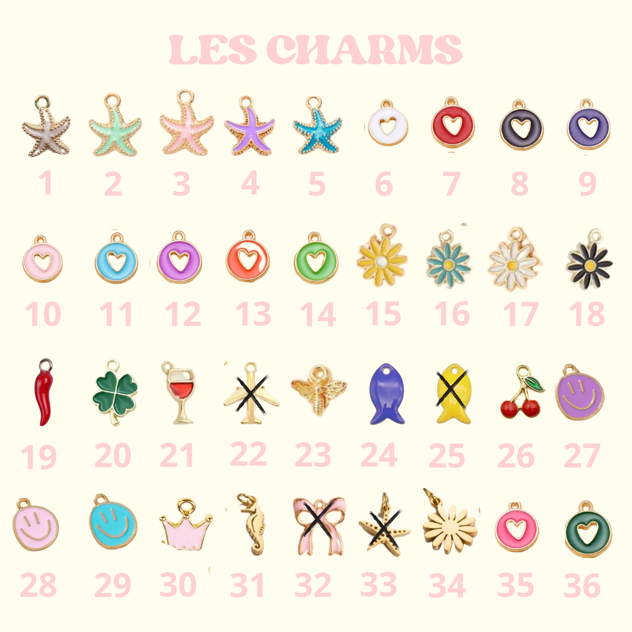 🌞 Bracelet à Charms Personnalisé