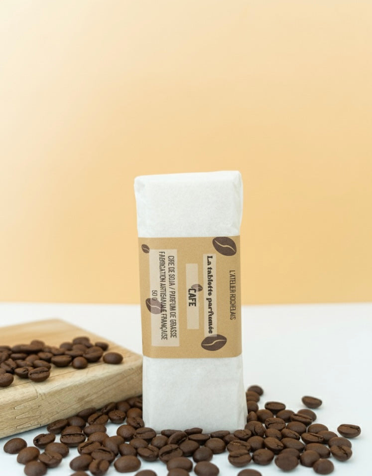 fondant tablette parfum café cire de soja