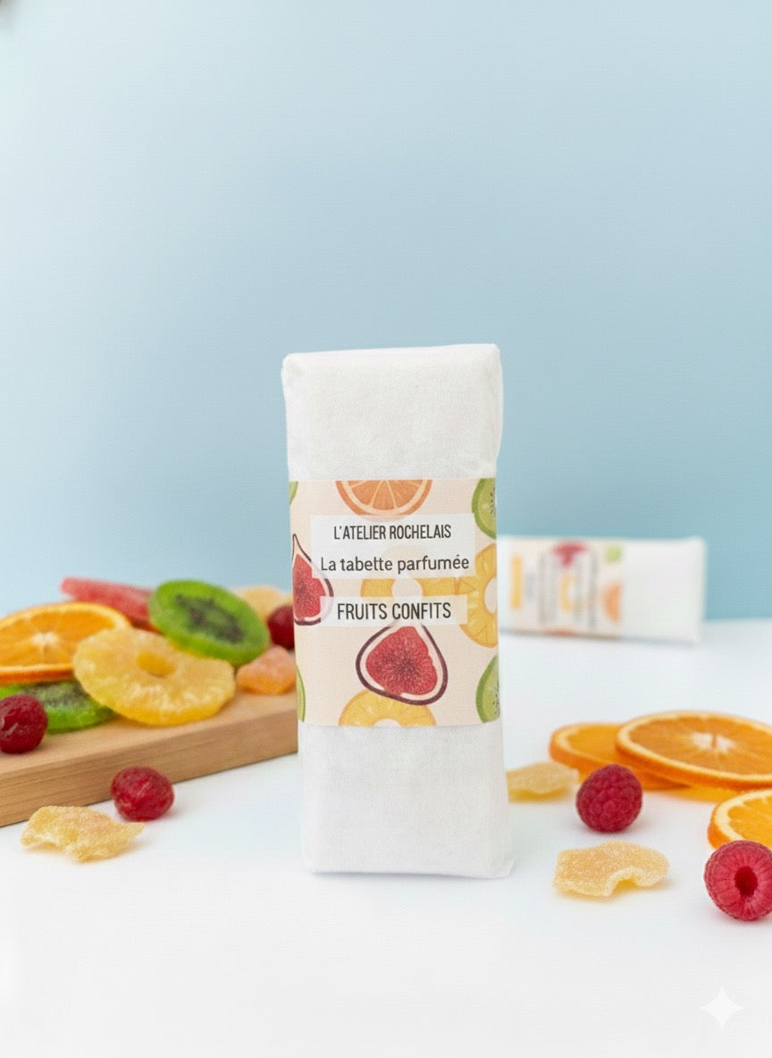 fondant tablette parfum fruits confits cire de soja