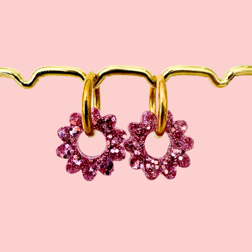 Charms Boucles d'Oreilles - Marguerites - 10 couleurs