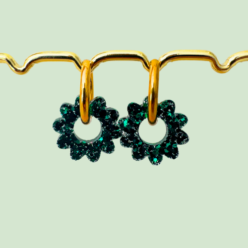 Charms Boucles d'Oreilles - Marguerites - 10 couleurs