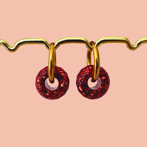 Charms Boucles d'Oreilles - Disco - 10 couleurs