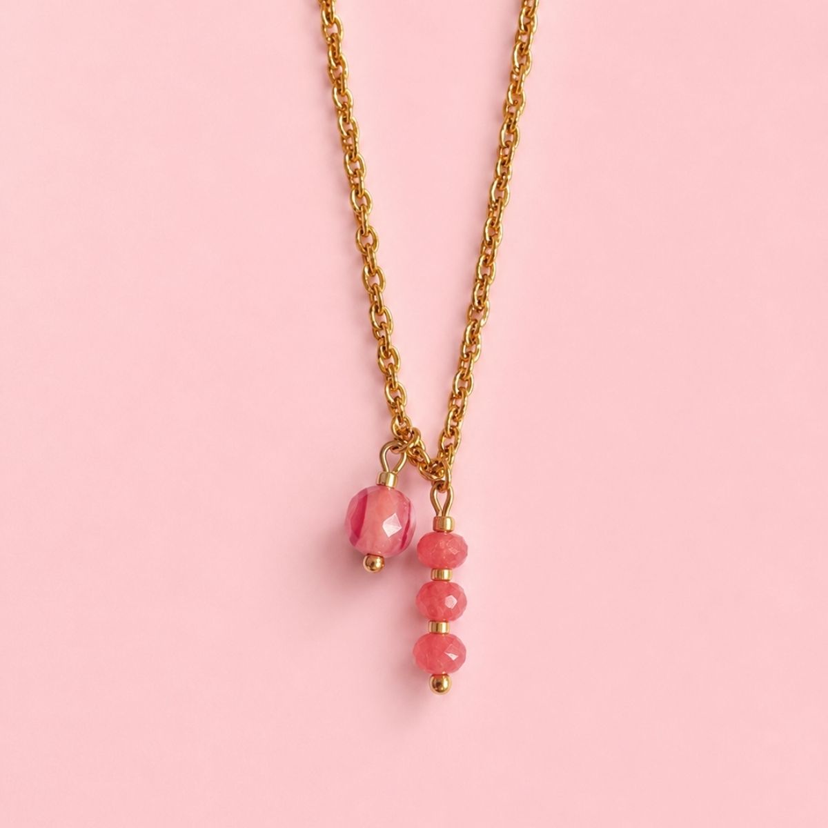Collier Liv pendentif goutte zirconium bijou élégant fait main La Rochelle