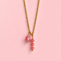 Collier Liv pendentif goutte zirconium bijou élégant fait main La Rochelle