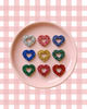 Charms Cœurs pour boucles d’oreilles – 10 couleurs interchangeables