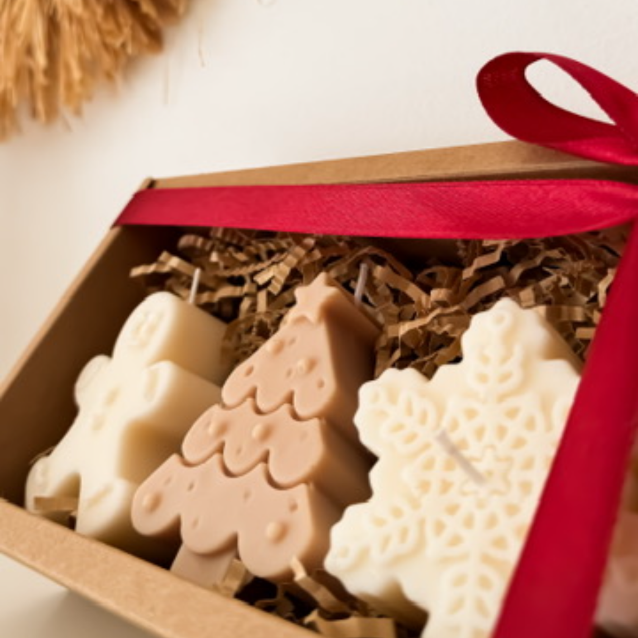 Coffret 3 bougies - Édition Noël 🎄- Atelier Rochelais™