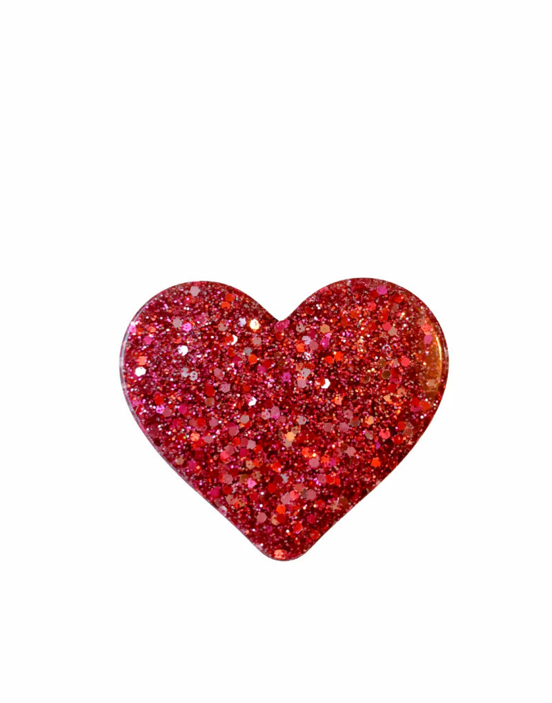 Pin's / Broche Cœur pailleté ❤️