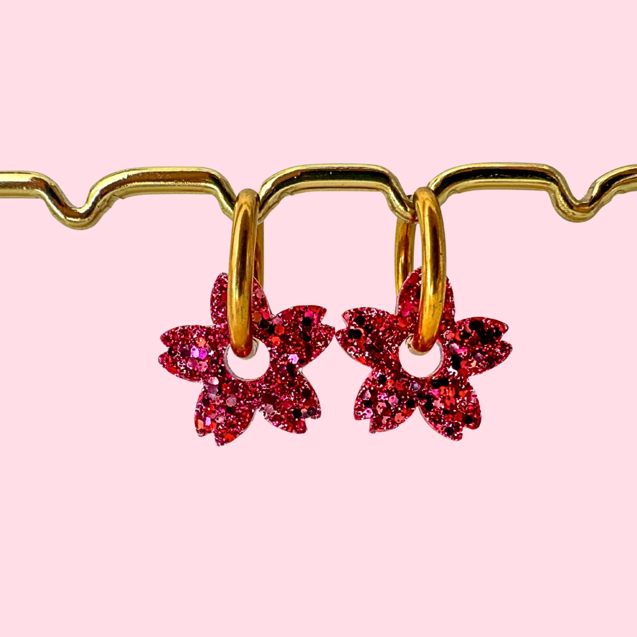 Créoles interchangeables Fleurs de Tiaré – Boucles d’oreilles colorées et tendances
