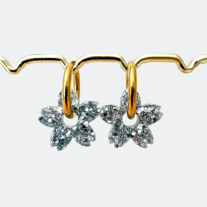 Charms Fleurs de Tiaré pour boucles d’oreilles – 10 couleurs interchangeables