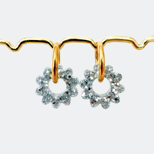 boucles oreilles soleil argent