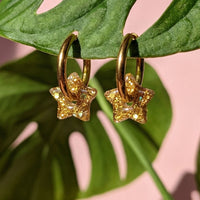 Boucles d’oreilles - Créoles Mini Étoiles