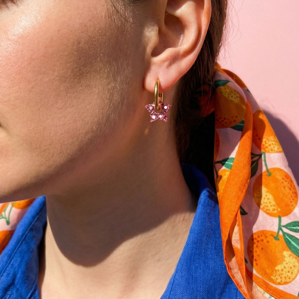 Boucles d’oreilles - Créoles Mini Étoiles