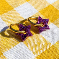 Boucles d’oreilles - Créoles Mini Étoiles