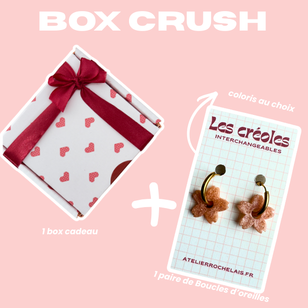 Box Crush - 1 Paire Boucles d'oreilles