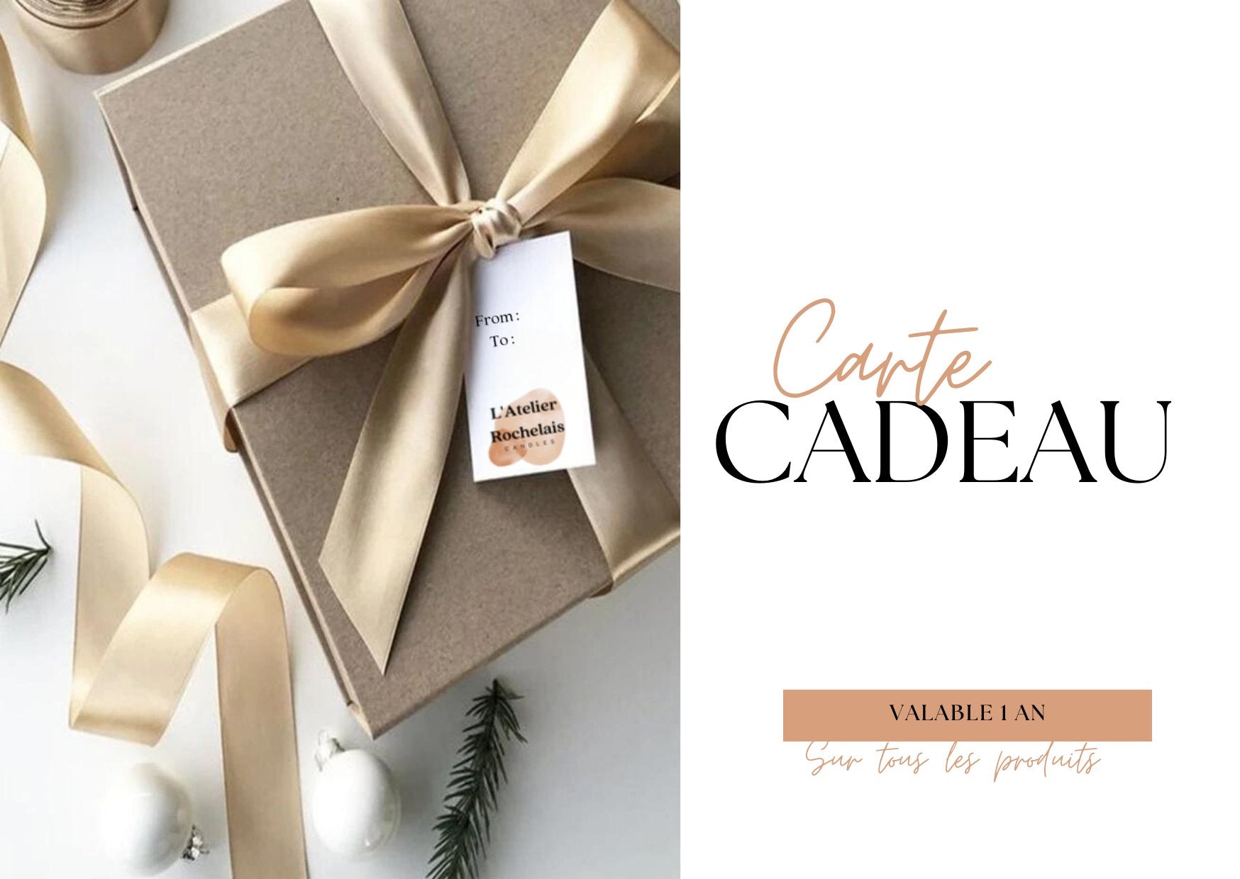 Carte cadeaux - L'Atelier Rochelais