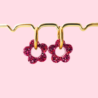 creoles-fleurs-pailletees-rose-rouge
