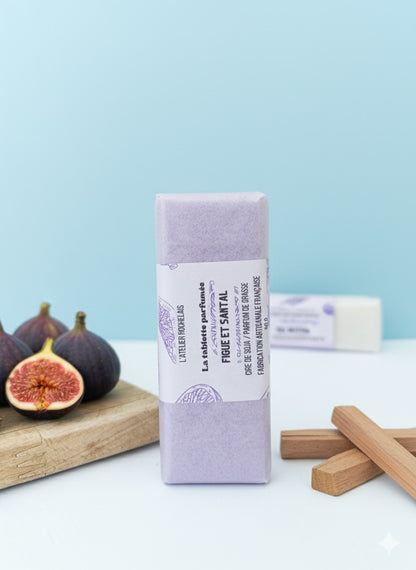 fondant tablette parfum figue et santal cire de soja