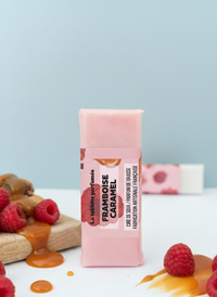 fondant tablette parfum framboise caramel cire de soja