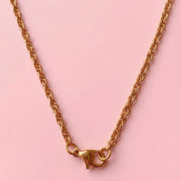 Collier Liv chaîne perlée dorée acier inoxydable bijou waterproof L'Atelier Rochelais